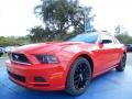 2014 Race Red Ford Mustang V6 Coupe  photo #1