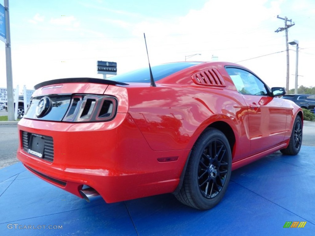 2014 Mustang V6 Coupe - Race Red / Charcoal Black photo #3