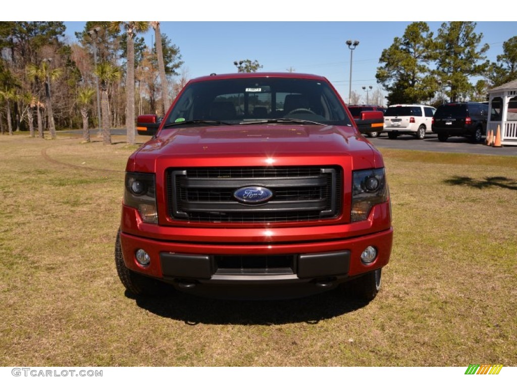 2014 F150 FX4 SuperCrew 4x4 - Ruby Red / Black photo #2