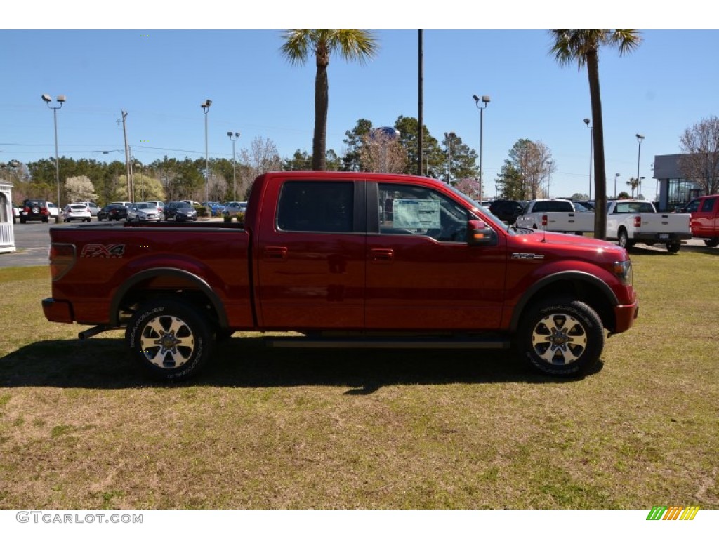 2014 F150 FX4 SuperCrew 4x4 - Ruby Red / Black photo #4