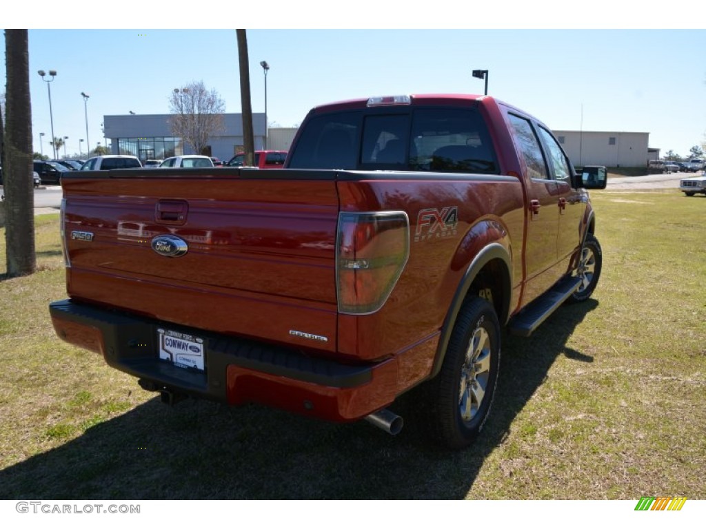 2014 F150 FX4 SuperCrew 4x4 - Ruby Red / Black photo #5