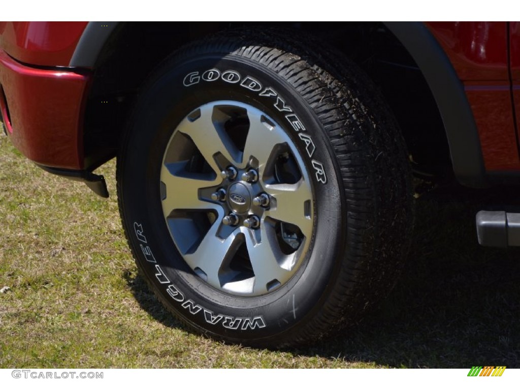 2014 F150 FX4 SuperCrew 4x4 - Ruby Red / Black photo #9