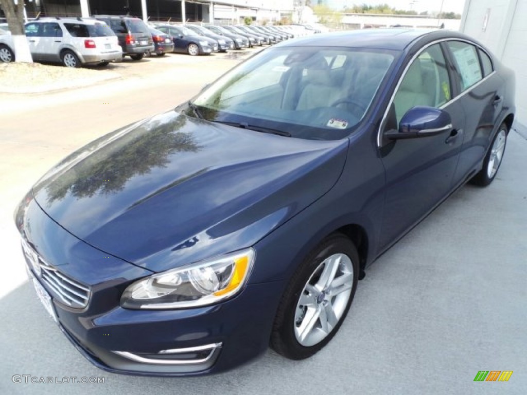 Caspian Blue Metallic 2015 Volvo S60 T5 Drive-E Exterior Photo #91761647