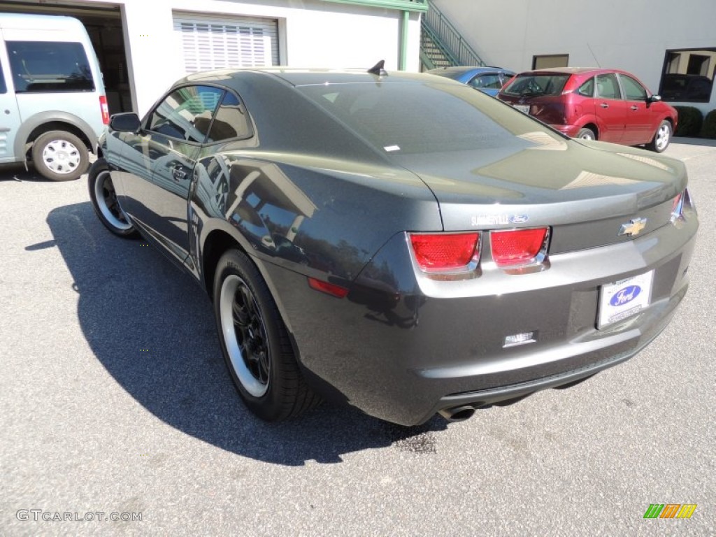 2010 Camaro LS Coupe - Cyber Gray Metallic / Gray photo #11