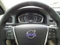 Soft Beige 2015 Volvo S60 T5 Drive-E Steering Wheel