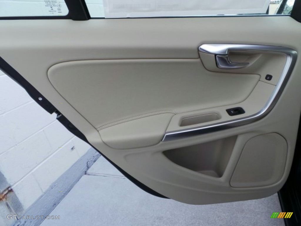 2015 Volvo S60 T5 Drive-E Soft Beige Door Panel Photo #91762058