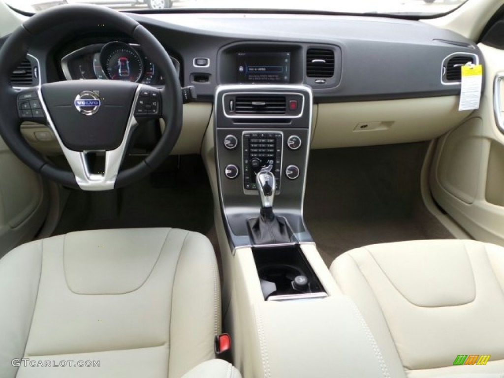 2015 Volvo S60 T5 Drive-E Soft Beige Dashboard Photo #91762121