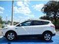 2014 White Platinum Ford Escape SE 1.6L EcoBoost  photo #2