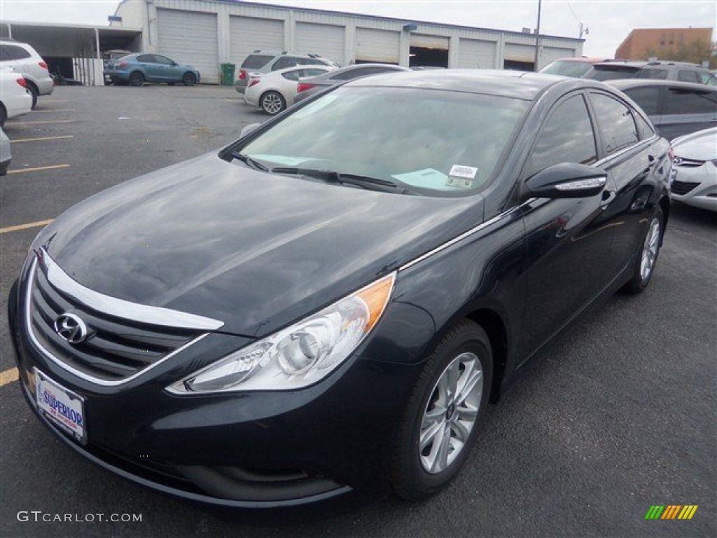 2014 Sonata GLS - Pacific Blue Pearl / Camel photo #1