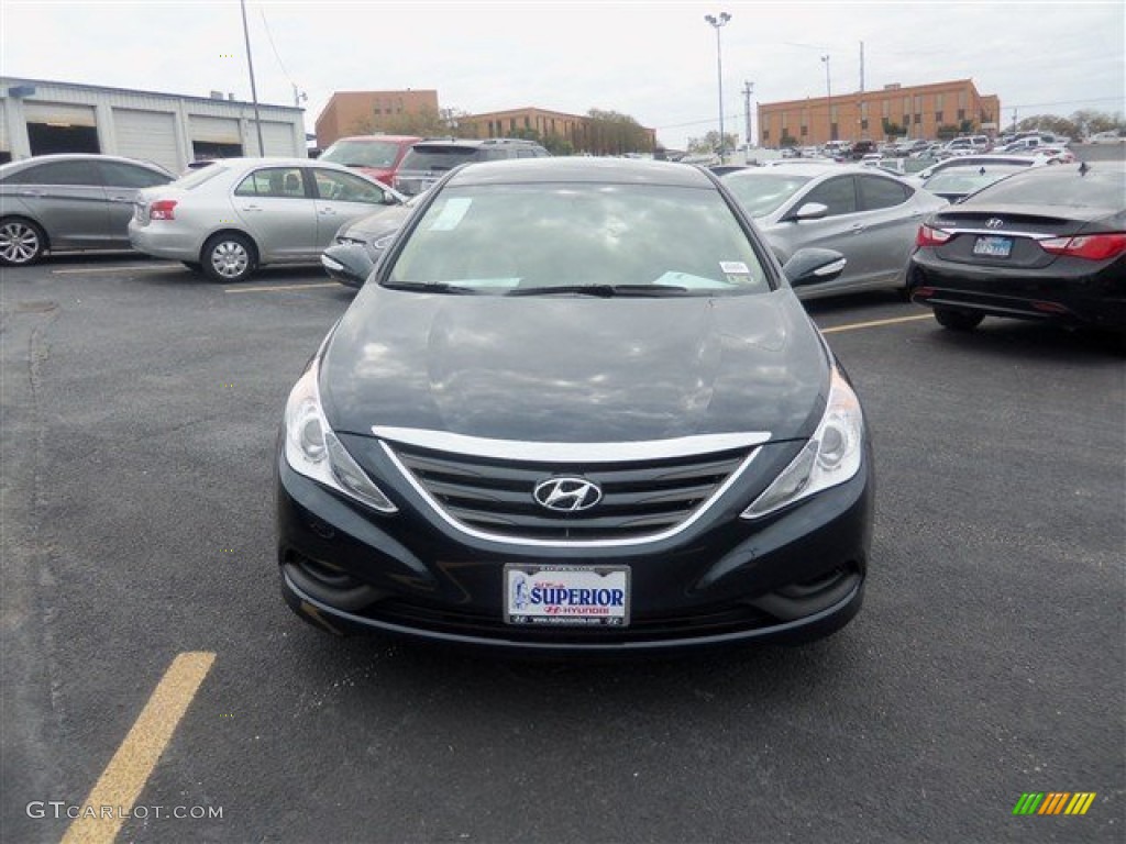 2014 Sonata GLS - Pacific Blue Pearl / Camel photo #2