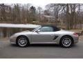 Platinum Silver Metallic 2012 Porsche Boxster Standard Boxster Model Exterior
