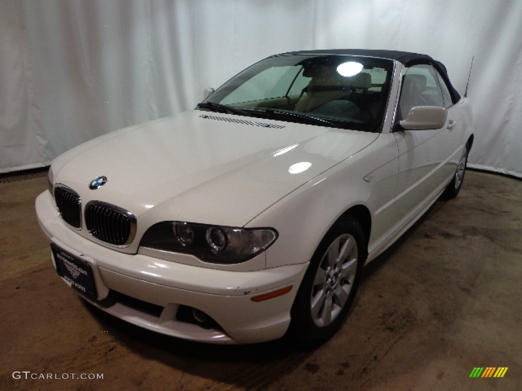 2006 3 Series 325i Convertible - Alpine White / Black photo #3