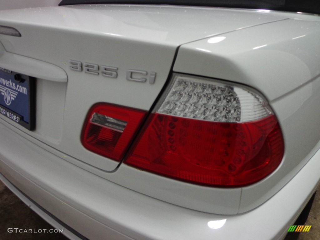 2006 3 Series 325i Convertible - Alpine White / Black photo #6