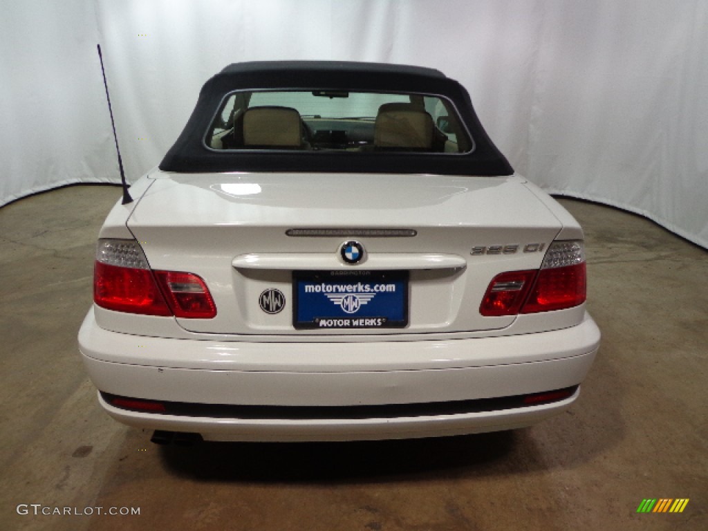 2006 3 Series 325i Convertible - Alpine White / Black photo #9