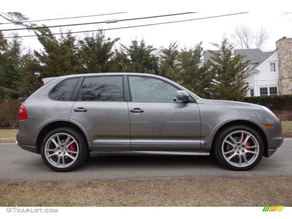 2010 Cayenne GTS - Meteor Grey Metallic / Black/Black Alcantara photo #7