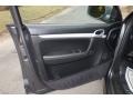 Black/Black Alcantara 2010 Porsche Cayenne GTS Door Panel