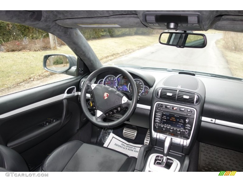 2010 Porsche Cayenne GTS Black/Black Alcantara Dashboard Photo #91765253