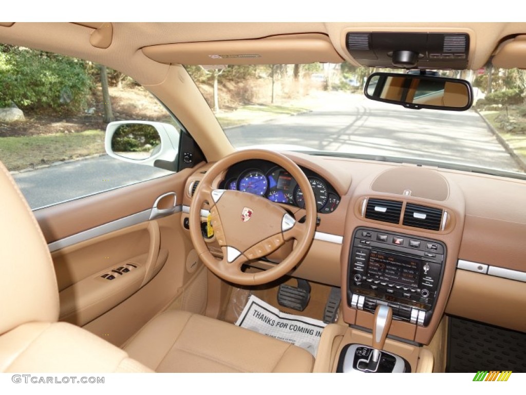 2009 Porsche Cayenne Tiptronic Havanna/Sand Beige Dashboard Photo #91765634