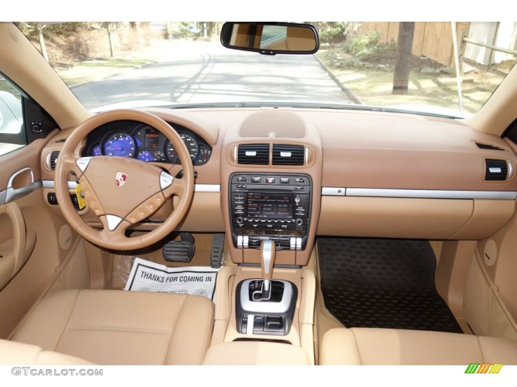 2009 Porsche Cayenne Tiptronic Havanna/Sand Beige Dashboard Photo #91765649