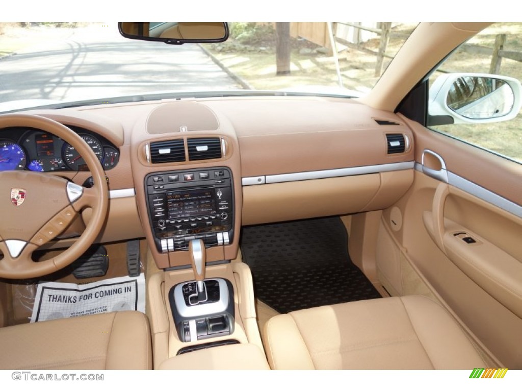 2009 Porsche Cayenne Tiptronic Havanna/Sand Beige Dashboard Photo #91765670