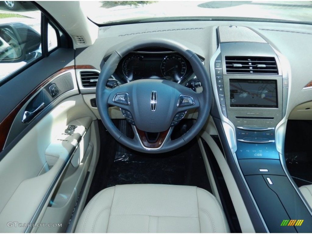 2014 Lincoln MKZ FWD Light Dune Dashboard Photo #91765761