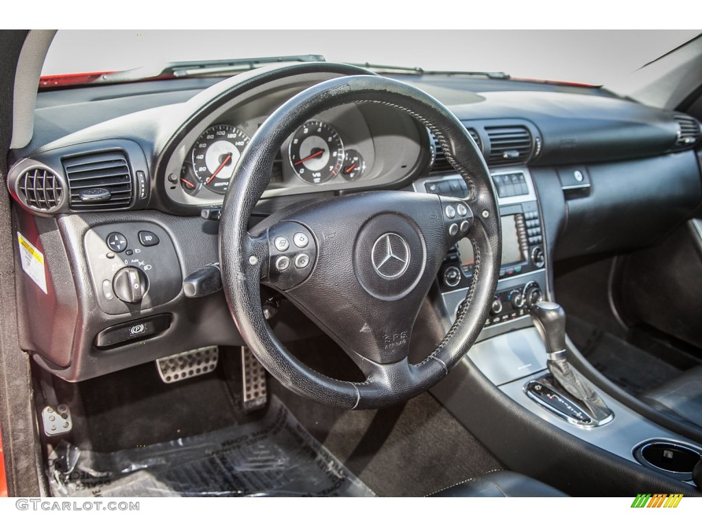 Black Interior 2006 Mercedes-Benz C 55 AMG Photo #91767590