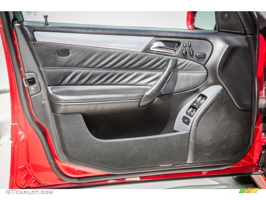2006 Mercedes-Benz C 55 AMG Black Door Panel Photo #91767662