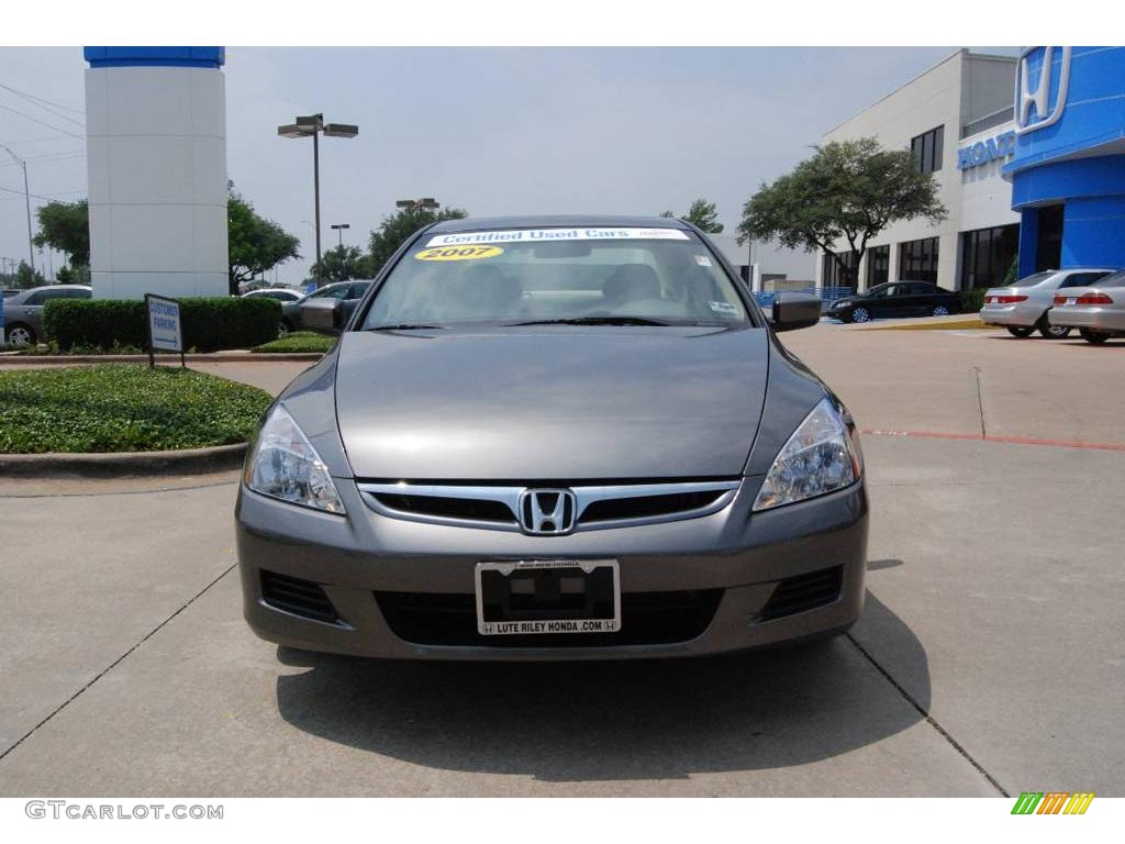 2007 Accord EX-L V6 Sedan - Carbon Bronze Pearl / Ivory photo #2