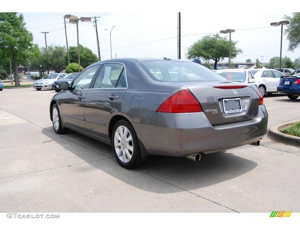 2007 Accord EX-L V6 Sedan - Carbon Bronze Pearl / Ivory photo #5