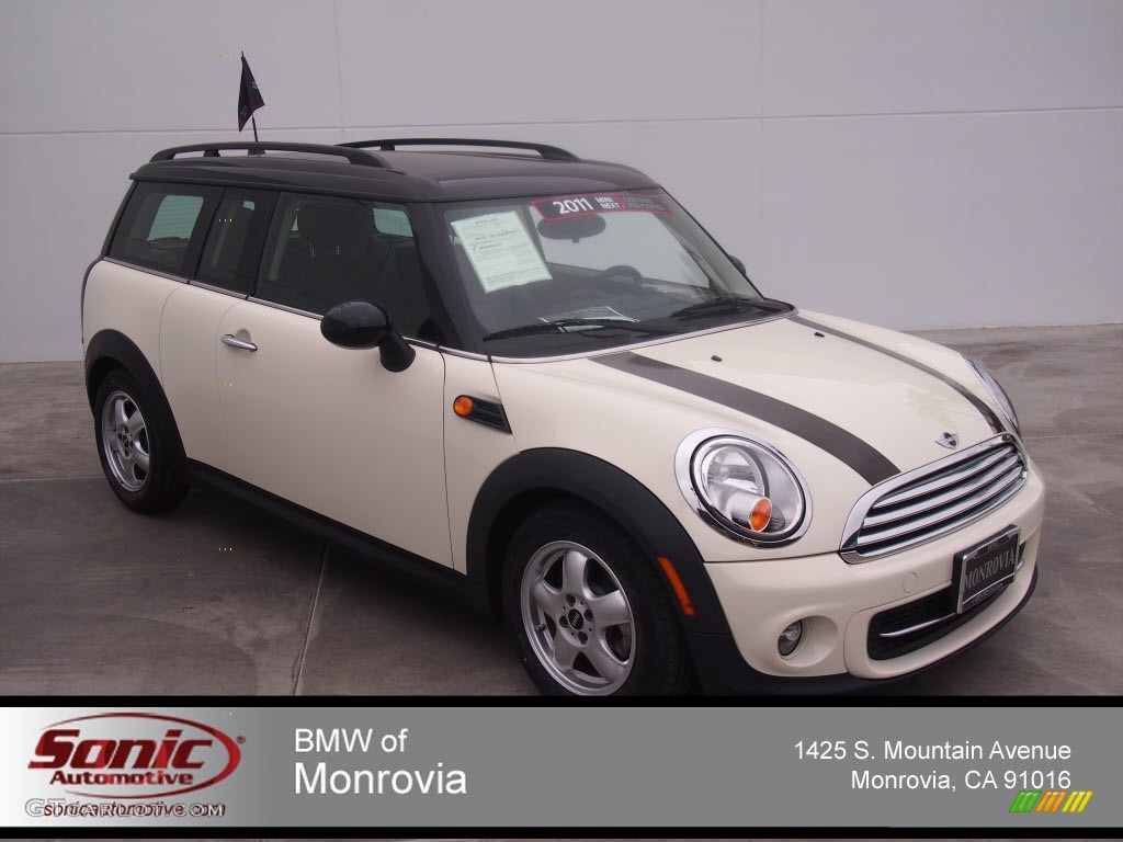 2011 Cooper Clubman - Pepper White / Carbon Black photo #1