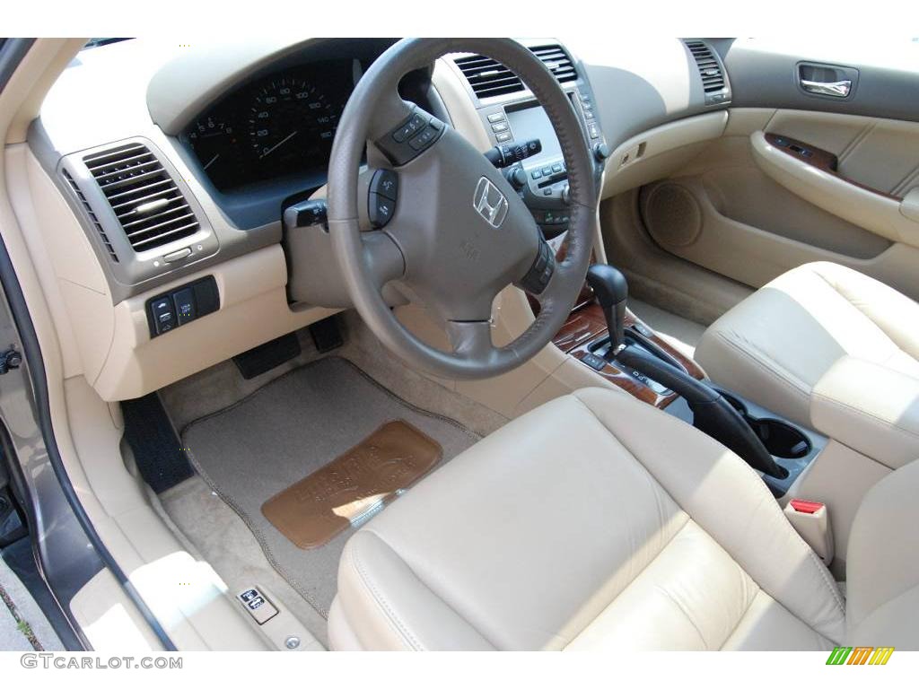 2007 Accord EX-L V6 Sedan - Carbon Bronze Pearl / Ivory photo #15