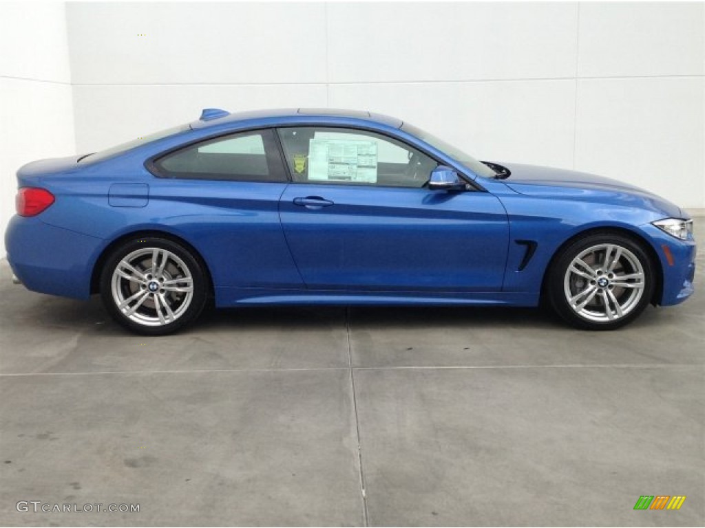 Estoril Blue 2014 BMW 4 Series 435i Coupe Exterior Photo #91771295