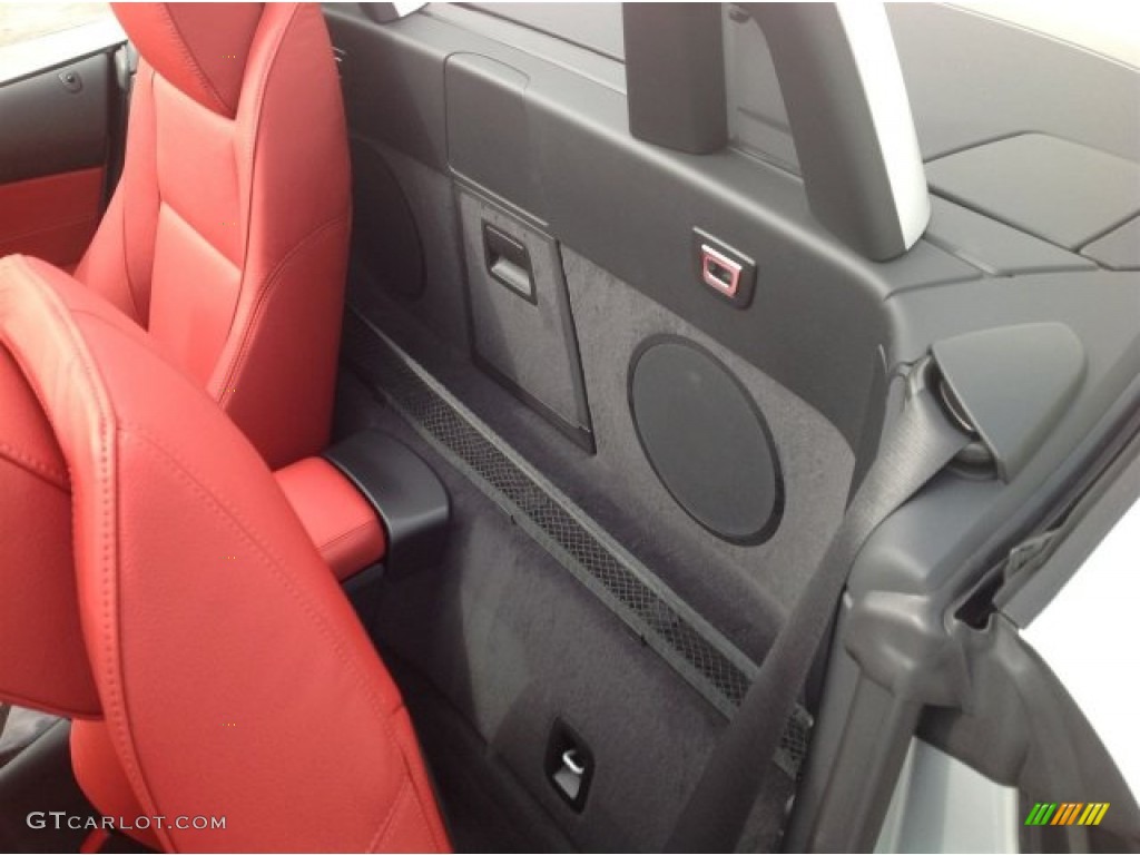 2014 Z4 sDrive35i - Glacier Silver Metallic / Coral Red photo #5