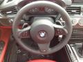 Coral Red 2014 BMW Z4 sDrive35i Steering Wheel