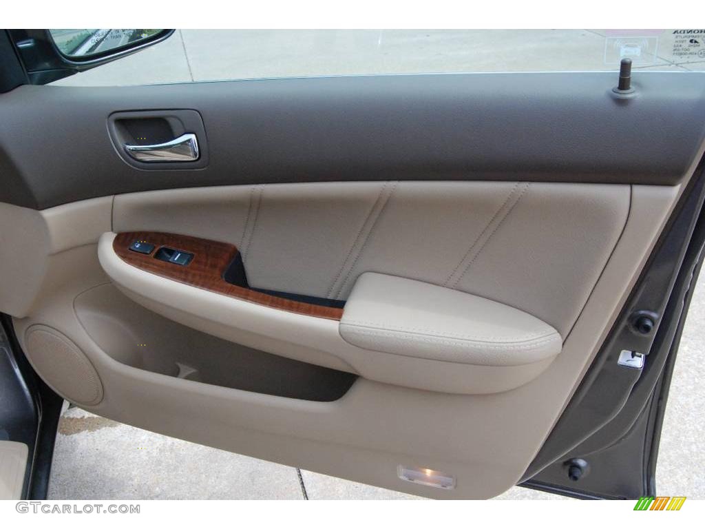 2007 Accord EX-L V6 Sedan - Carbon Bronze Pearl / Ivory photo #24