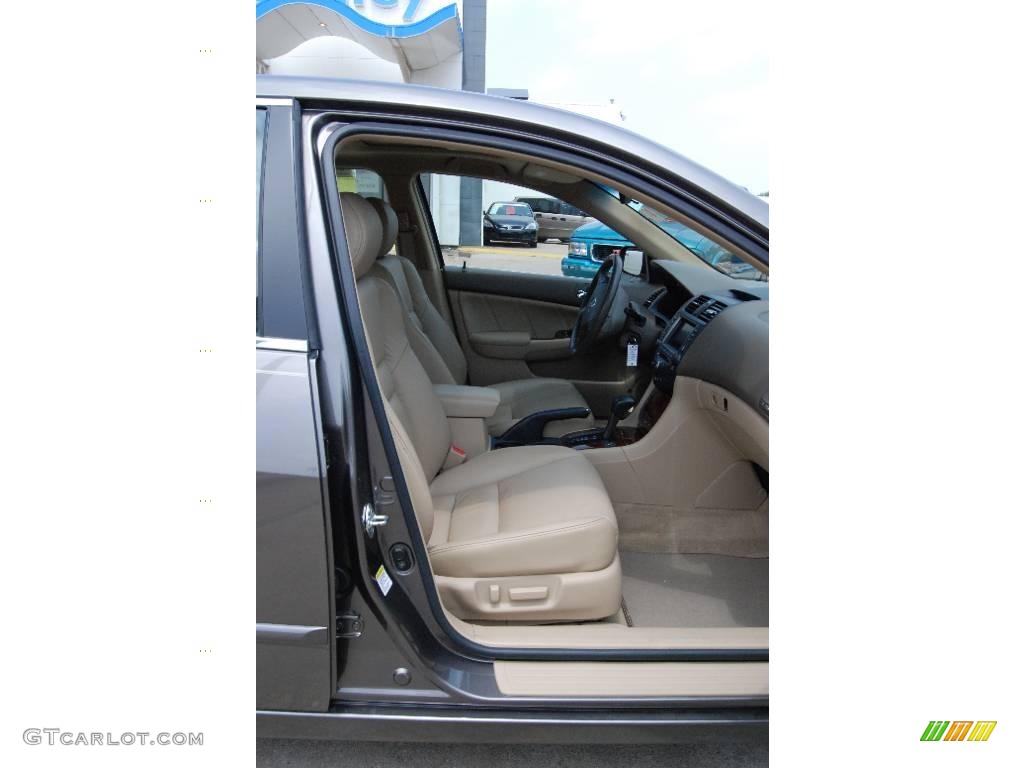 2007 Accord EX-L V6 Sedan - Carbon Bronze Pearl / Ivory photo #27
