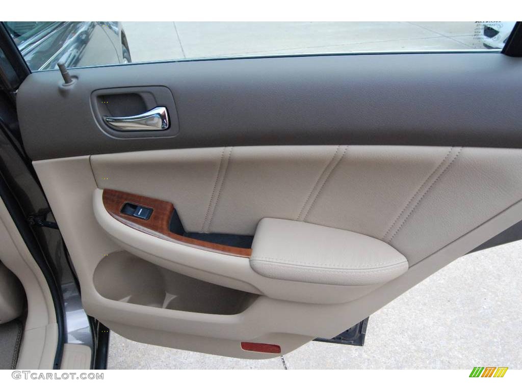 2007 Accord EX-L V6 Sedan - Carbon Bronze Pearl / Ivory photo #30