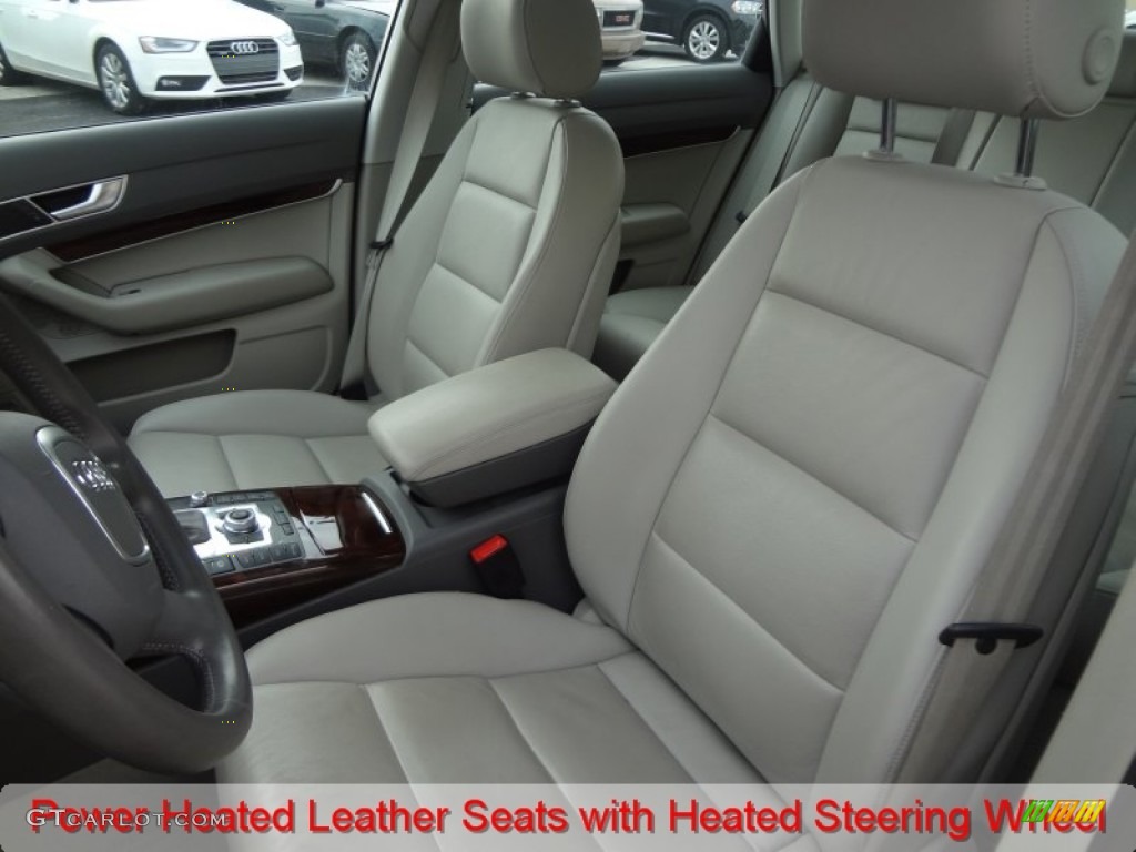 2011 A6 3.0T quattro Sedan - Quartz Grey Metallic / Light Gray photo #4