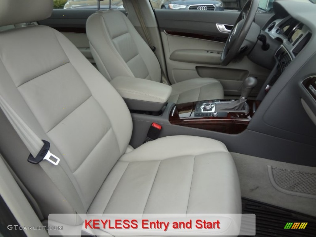 2011 A6 3.0T quattro Sedan - Quartz Grey Metallic / Light Gray photo #6