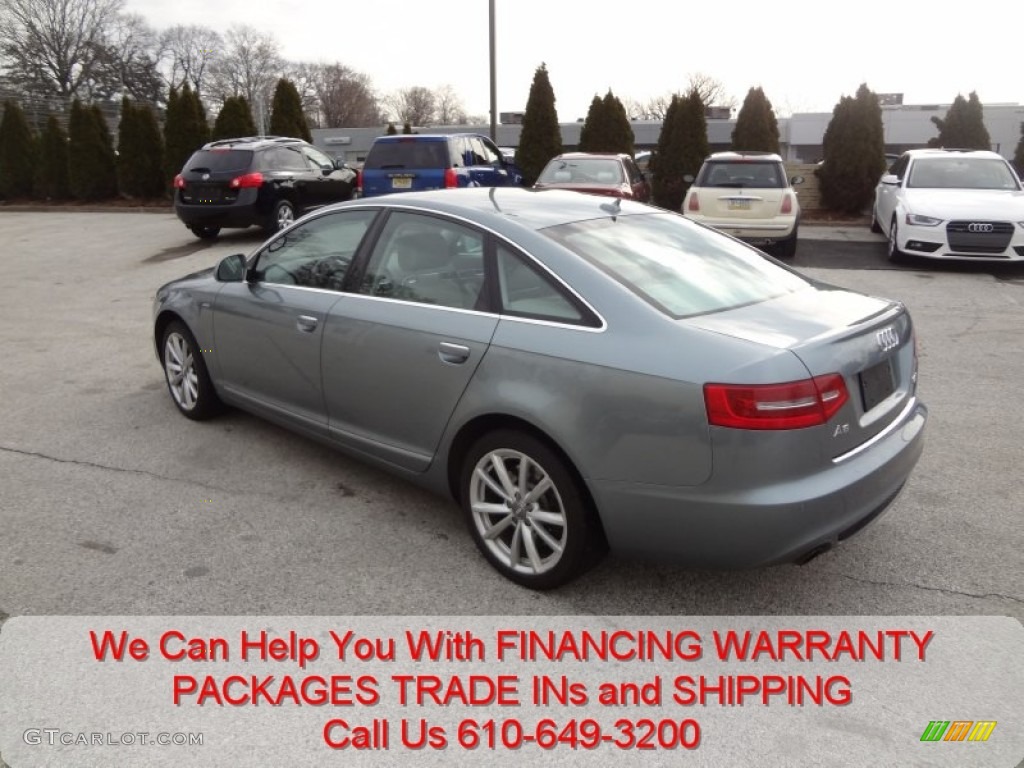 2011 A6 3.0T quattro Sedan - Quartz Grey Metallic / Light Gray photo #8