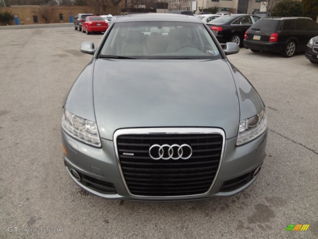 2011 A6 3.0T quattro Sedan - Quartz Grey Metallic / Light Gray photo #10