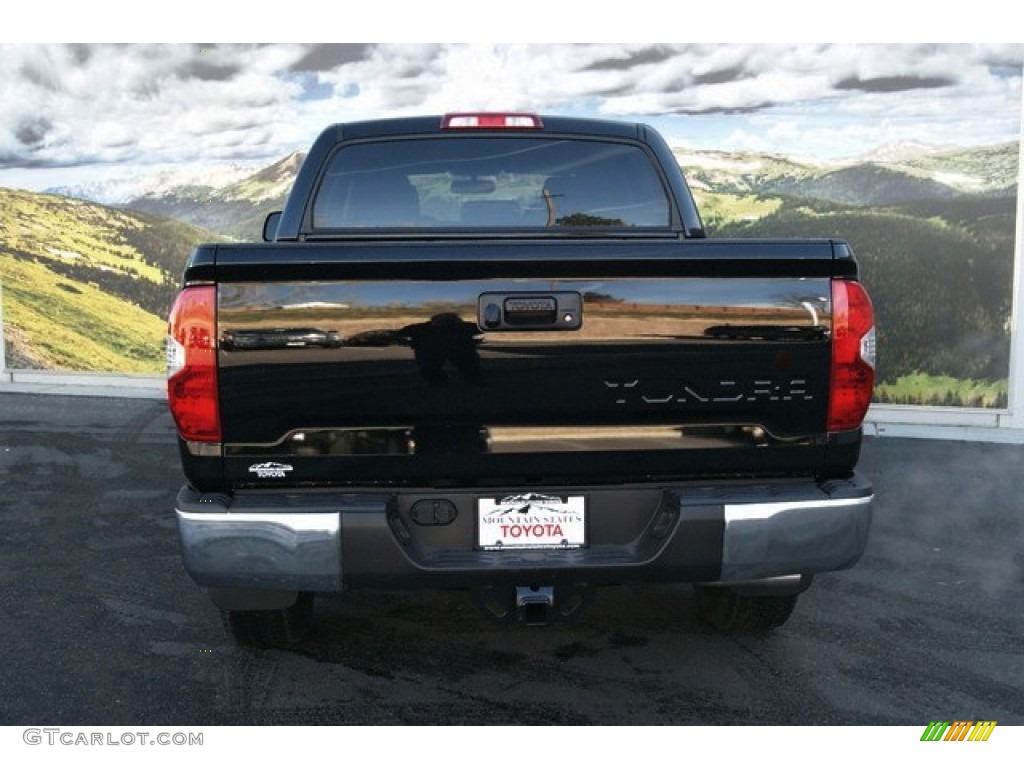 2014 Tundra SR5 TRD Crewmax 4x4 - Black / Black photo #4