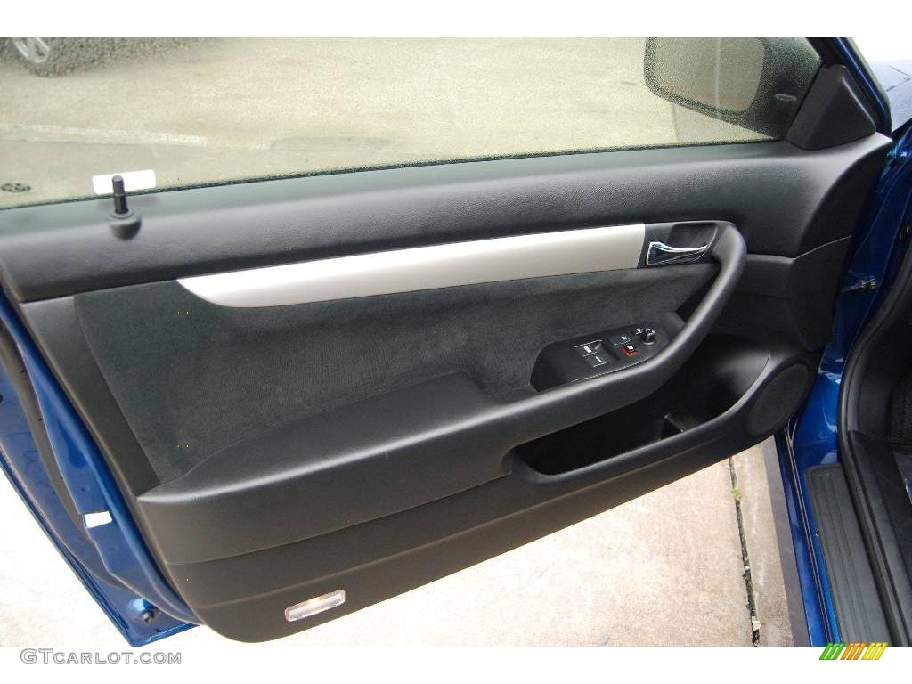 2007 Accord EX Coupe - Sapphire Blue Pearl / Black photo #12