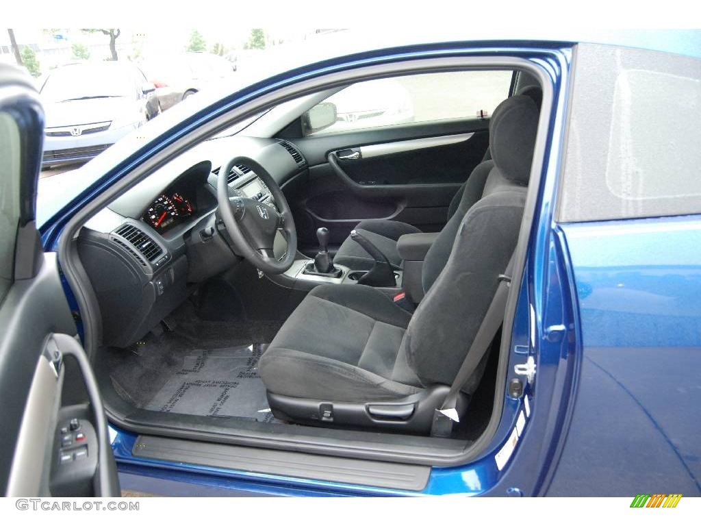 2007 Accord EX Coupe - Sapphire Blue Pearl / Black photo #13