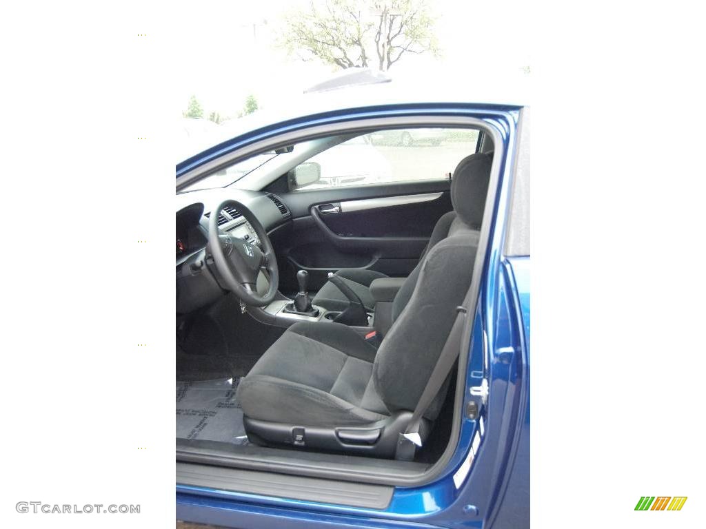 2007 Accord EX Coupe - Sapphire Blue Pearl / Black photo #14