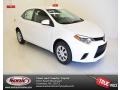 2014 Super White Toyota Corolla L  photo #1