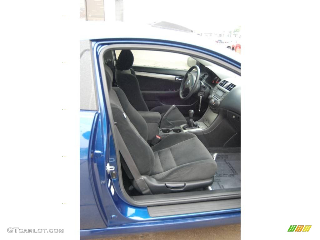 2007 Accord EX Coupe - Sapphire Blue Pearl / Black photo #25