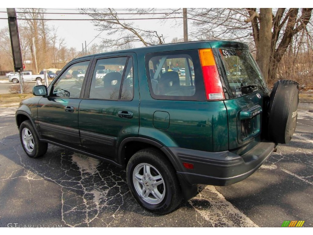 2001 CR-V EX 4WD - Clover Green Pearl / Dark Gray photo #4