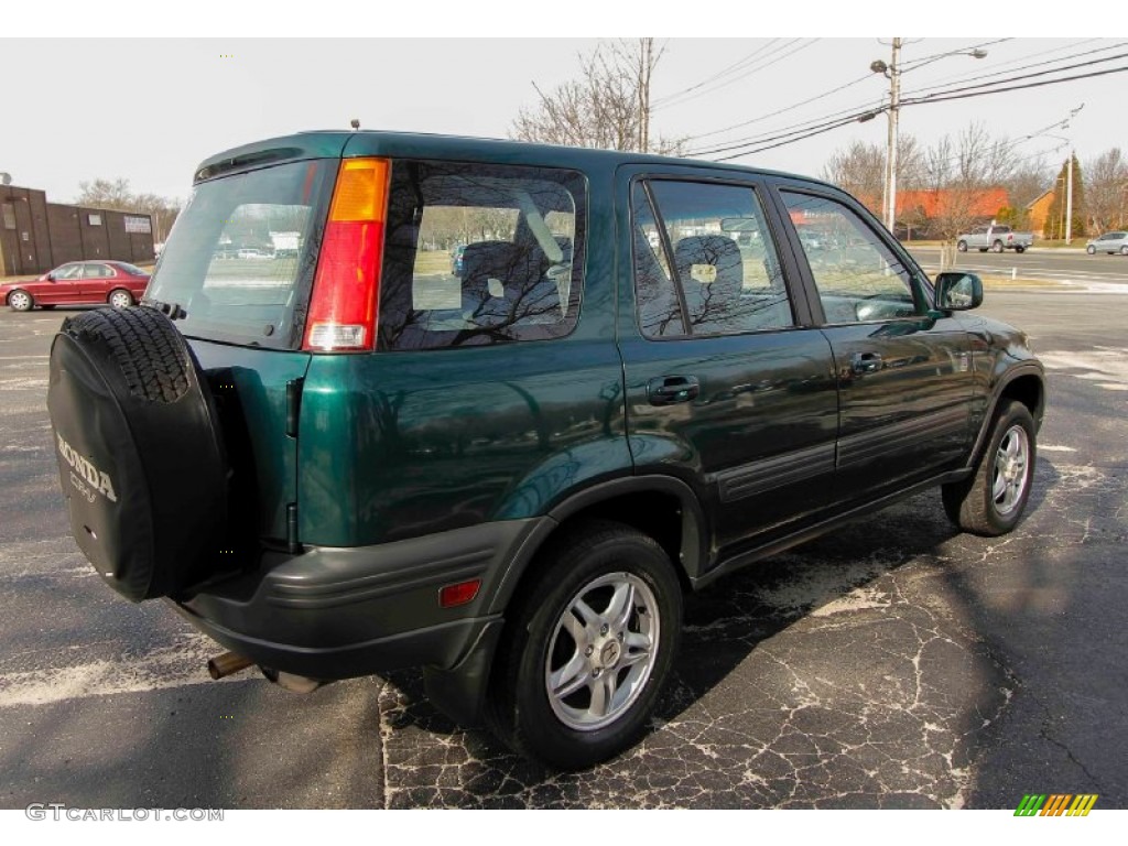 2001 CR-V EX 4WD - Clover Green Pearl / Dark Gray photo #6