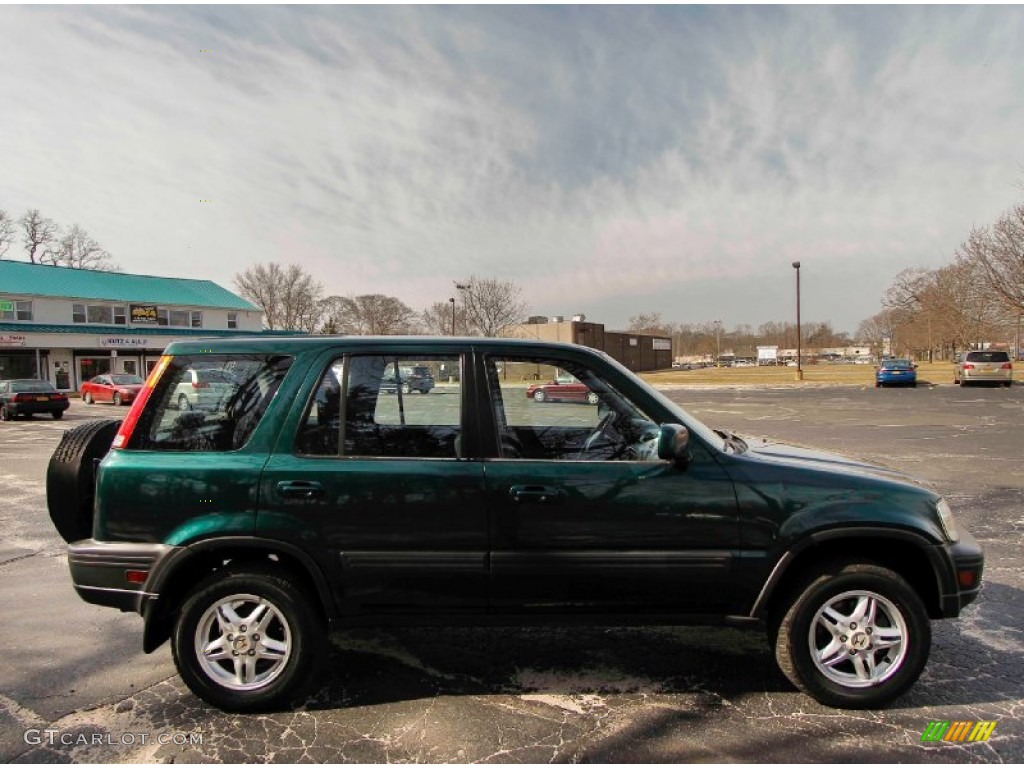 2001 CR-V EX 4WD - Clover Green Pearl / Dark Gray photo #7